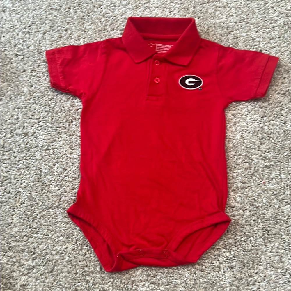 NCAA Kids Bodysuit - Red